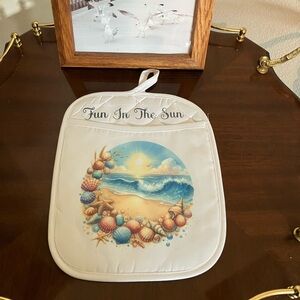 🌞🌊 Handmade Pot Holder 🌊🌞